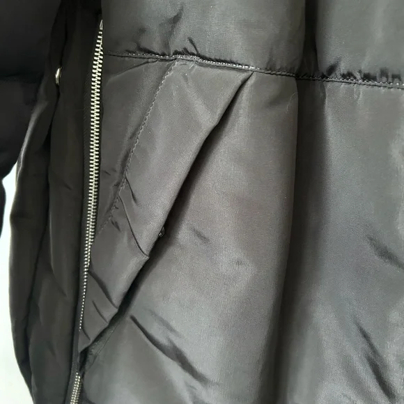 New ONLY Women's Down Filled Black Winter Jacket - Picture 7 of 12